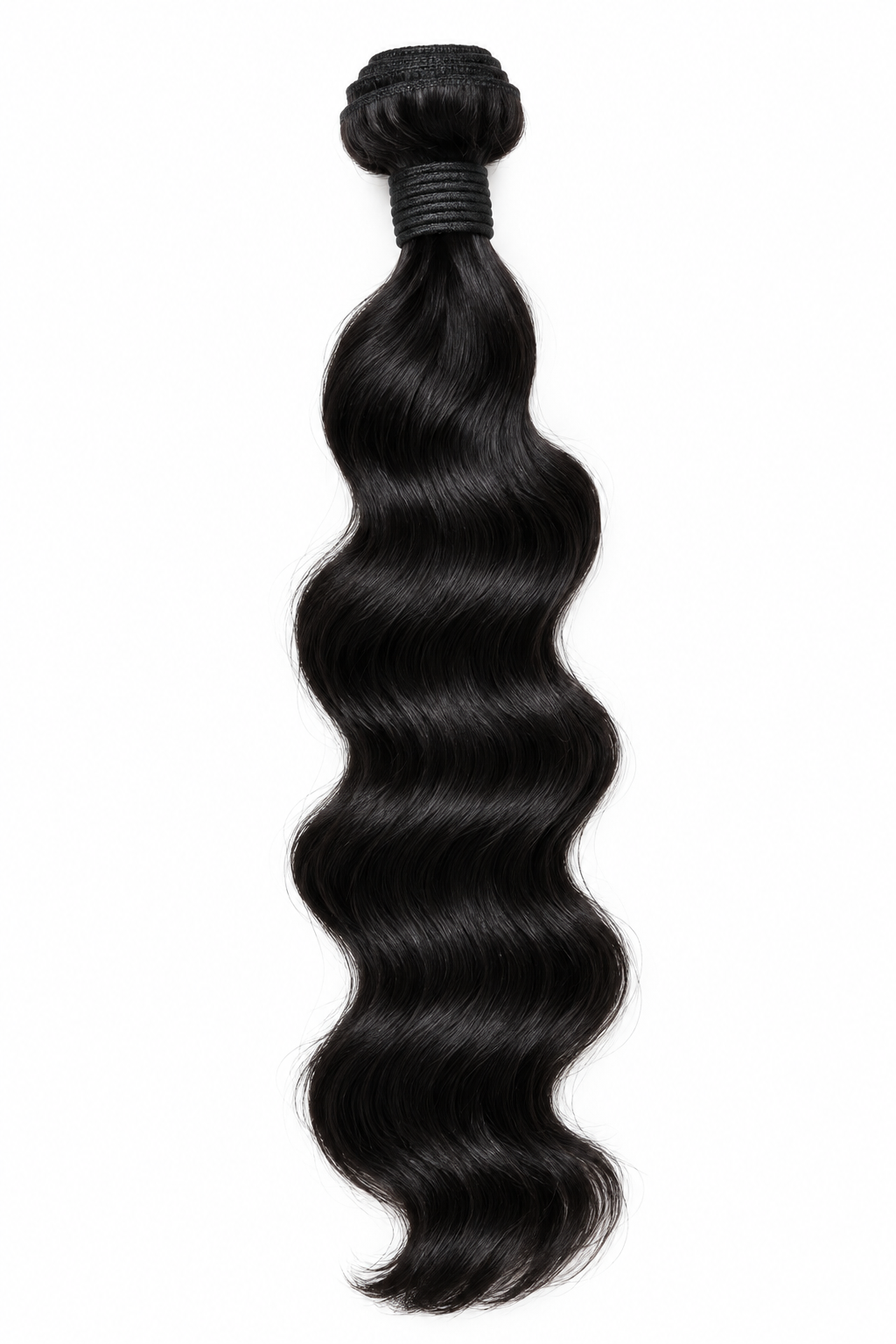 Raw wavy hair